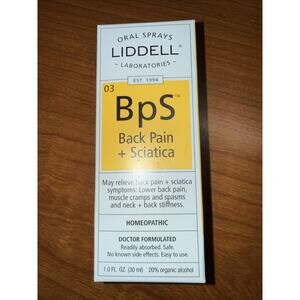 Liddell BPS, Back Pain + Sciatica 1oz. Oral Spray for Pain Relief